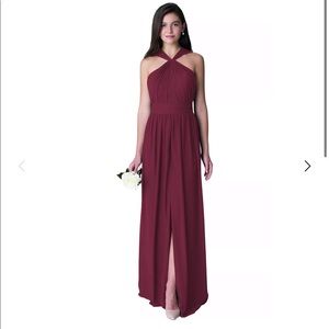 Bill Levkoff Bridesmaid Dress 1274 - Wine Sz. 8